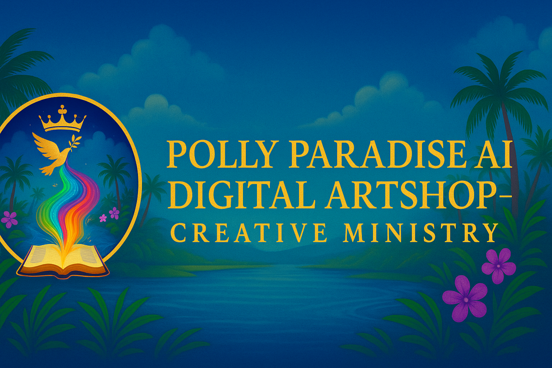 Polly Paradise AI Digital Artshop | Creative Ministry-VIP Merch Store